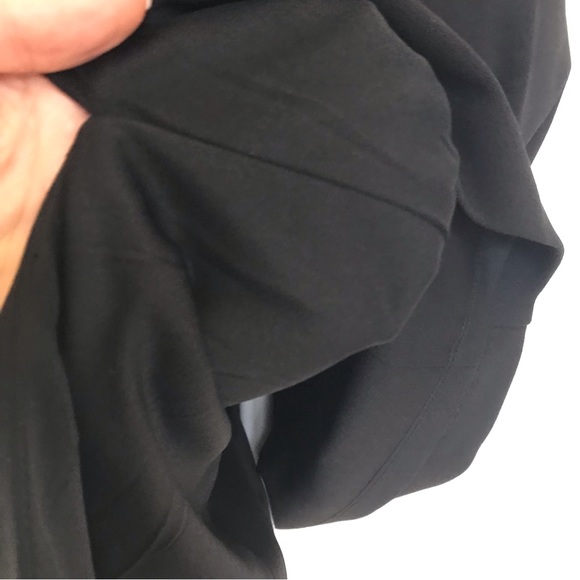 Black Rachel Roy midi dress in size small with slit at the bottom back. - Picture 7 of 14